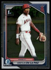 2024 Bowman Chrome Prospects Greylin De La Paz #BCP-181 GS1-2