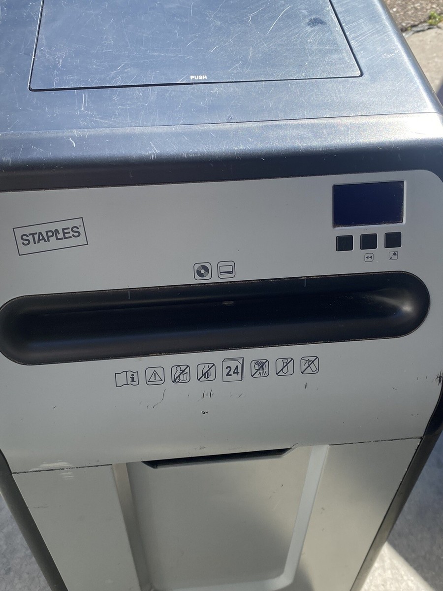 STAPLES Professional Series 24-Sheet Cross-Cut Paper Shredder