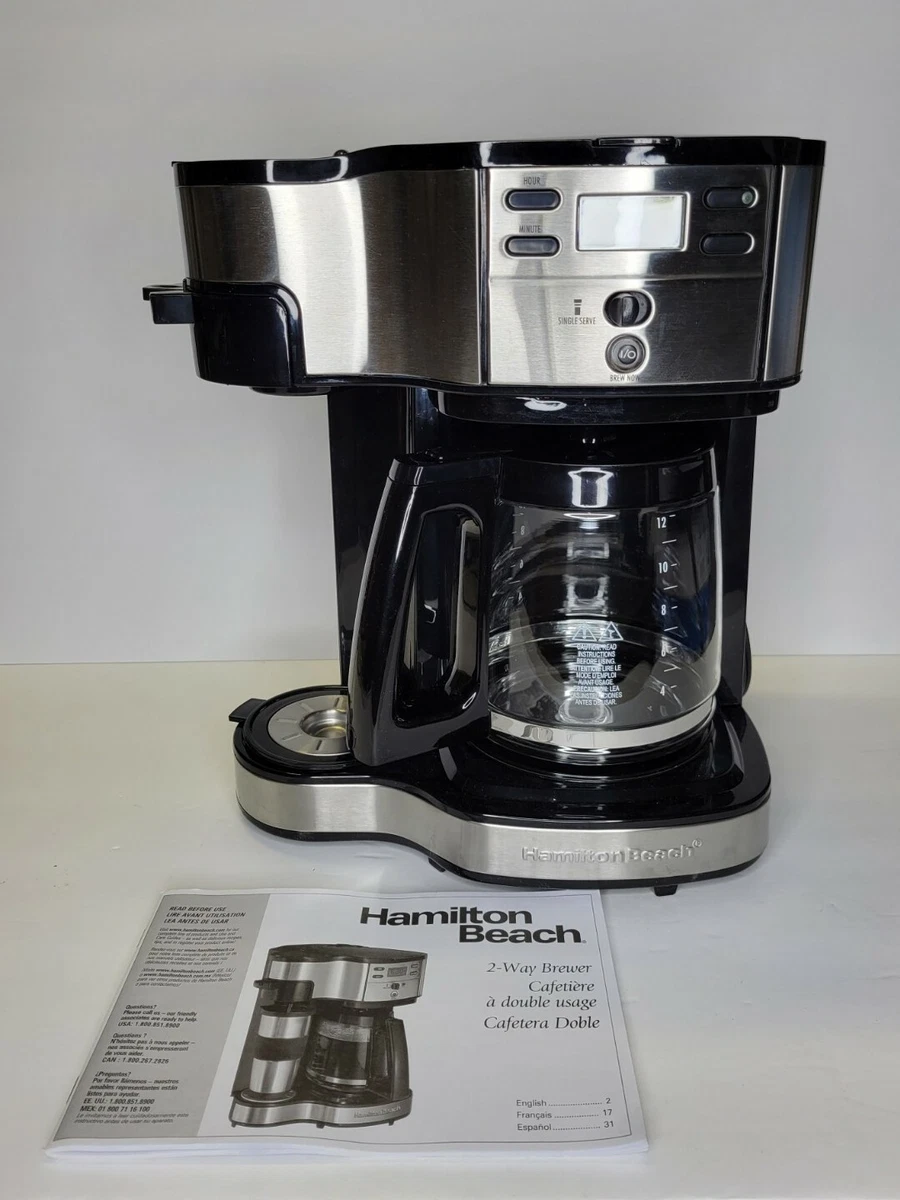 Hamilton Beach The Scoop 2-Way Brewer 49980Z Coffee Maker Review - Consumer  Reports