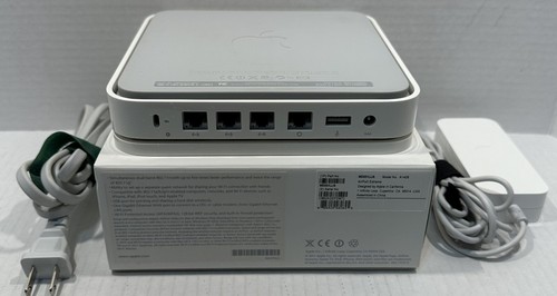 {USED} Apple AirPort Extreme Base Station Model A1408 With Original Box - Picture 3 of 8