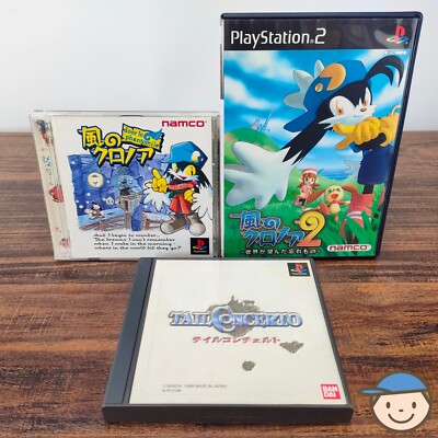 PlayStation Klonoa Door to Phantomile Lunatea's Veil Tail Concerto