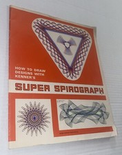 Instructions ONLY for Kenner Super Spirograph Vintage 1969 Toy Cincinnati OH