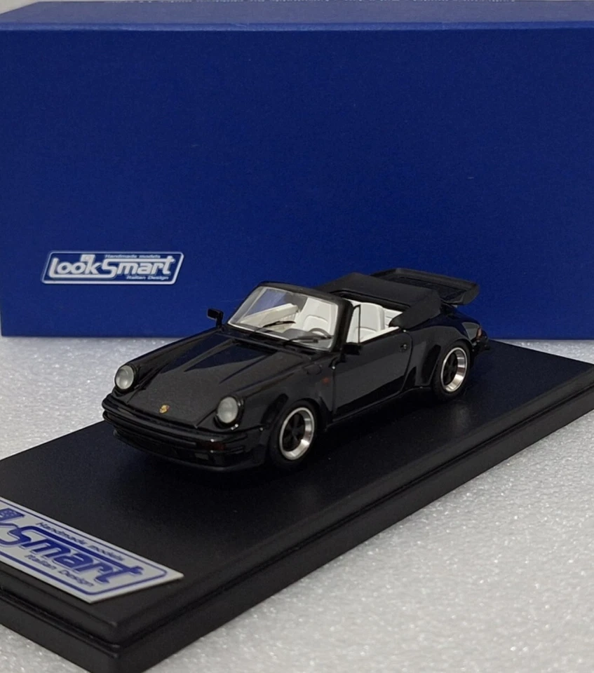 Porsche 911 (930) Cabrio Turbo Look 1985 Black 1:43 LOOKSMART LS361B RARE!! (7) - Image 2 of 4