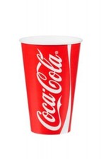 Coca Cola Paper Cups 16oz / 450ml - x50 - Branded Paper Cups Cold Drinks