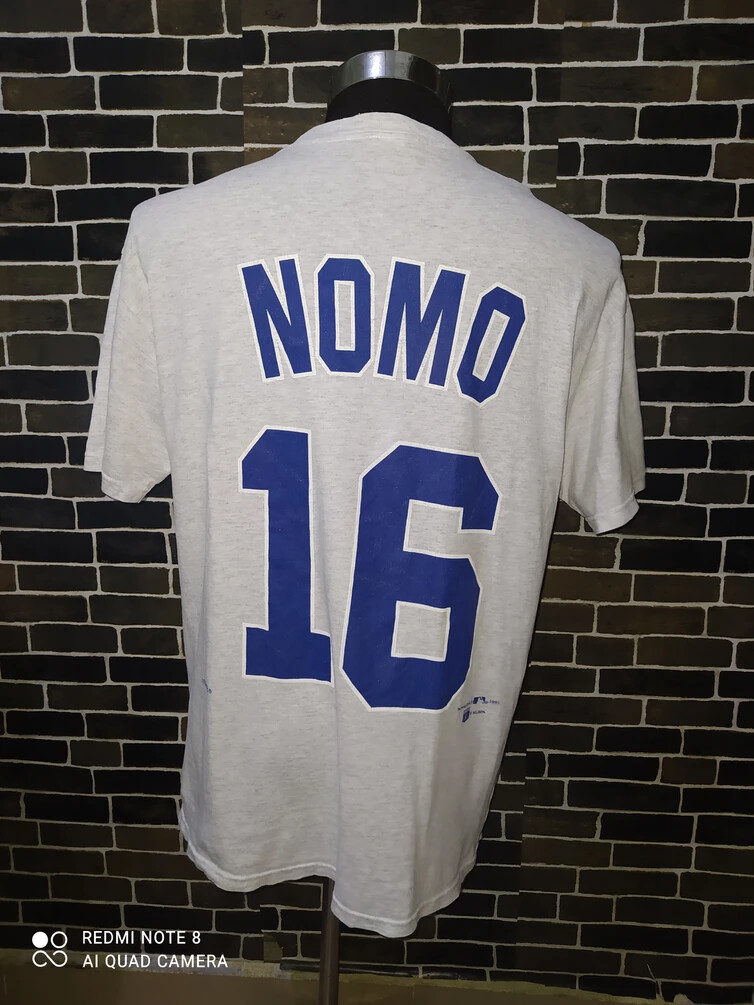 Rare Vintage 95's Dodgers Nomo 16 MLB By Starter Tee | eBay