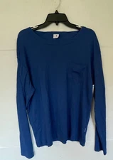 NN07 ARNOLD LONG SLEEVE TEE TSHIRT MENS SIZE L LARGE BLUE NWOT