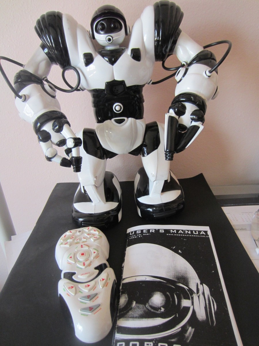 WowWee Robosapien Robot Electronic Robot WHITE MINT READ # 1787 uu