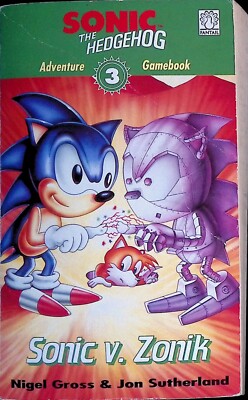 Sonic Adventure Gamebook 3 - Sonic V. Zonik - 1./3. Edition - B/B+/B