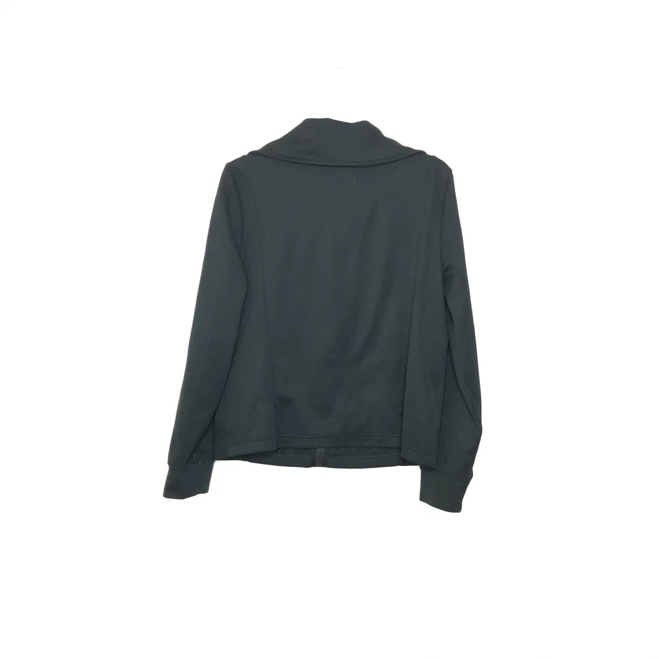 L-RL Ralph Lauren активный женщин черный Sport молнии куртка размер L оранжевая полоса HK - Изображение 4 из 4