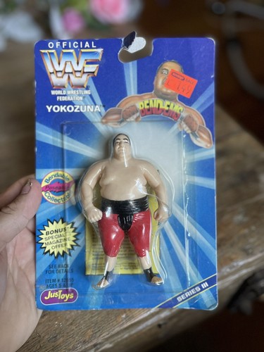 WWF JusToys Bend Ems YOKOZUNA Series 3 1996 Wrestl...