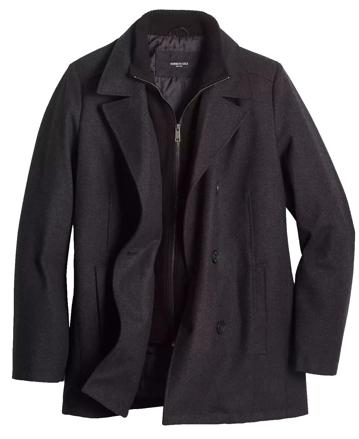 Abrigos Kenneth Cole Pea Coat, chaquetas y chalecos para hombres