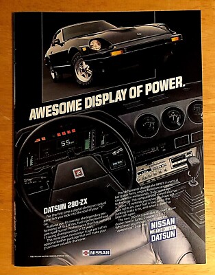 1983 DATSUN 280-ZX—ORIGINAL VINTAGE NISSAN PRINT AD | eBay