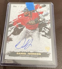 2021 TOPPS INCEPTION DANIEL JOHNSON EMERGING STARS AUTO RC 45/249 INDIANS 👍