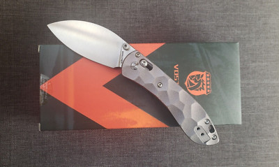 Vosteed MINI NIGHTSHADE Knife 154CM Blade Sculpted Aluminum Scales 2.63''