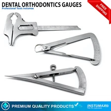 Dental Orthodontics Gauges Boone Iwanson Castroviejo Caliper Boley Gauges