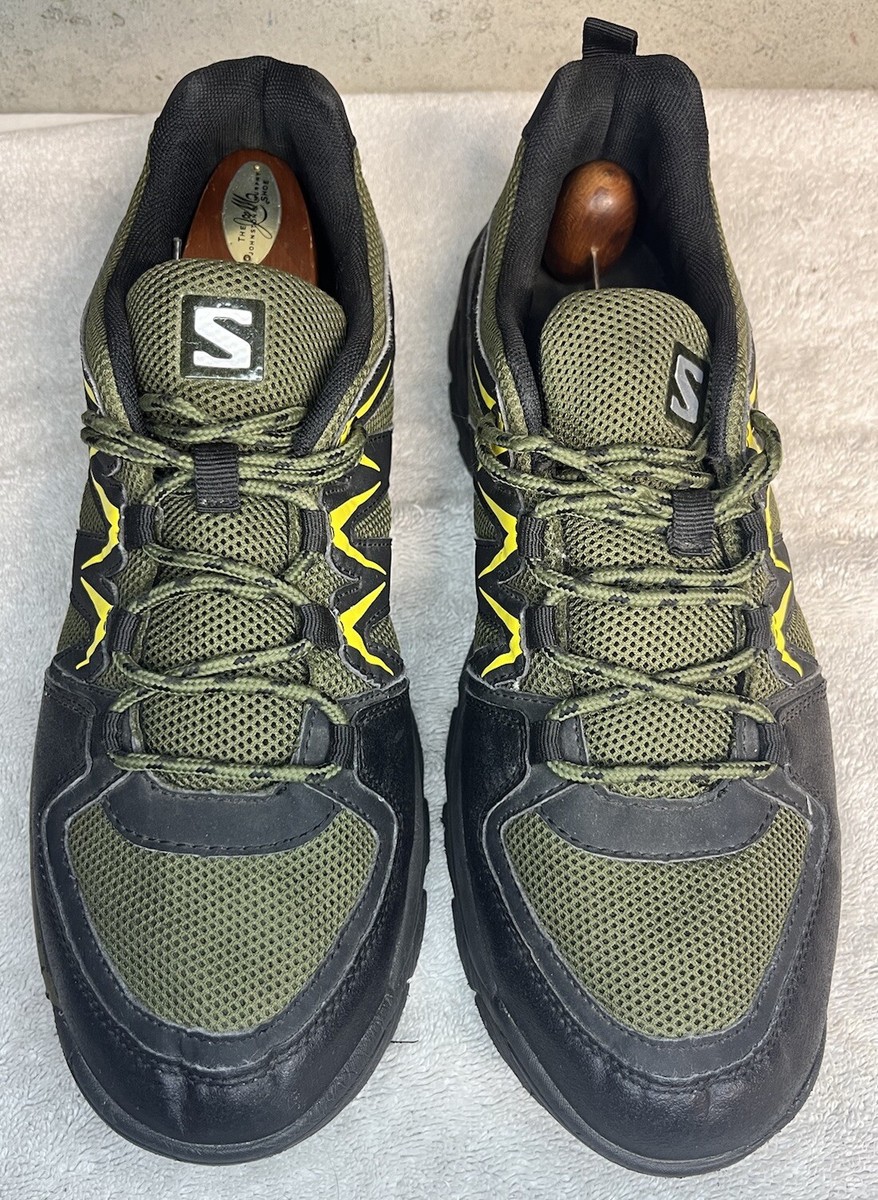 SALOMON Men's 12 Hiking Tactical Low Top Green Boots Shoes DB-0611