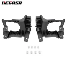 HECASA Front Driver Passenger Fog Light Lamp Bracket Kit For Ram 1500 2019-2024