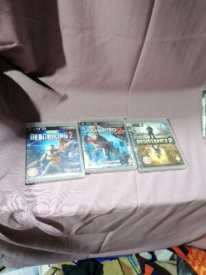 Sony PS3 Spiele Konvolut Unchartered, Dead Rising, Resistance 