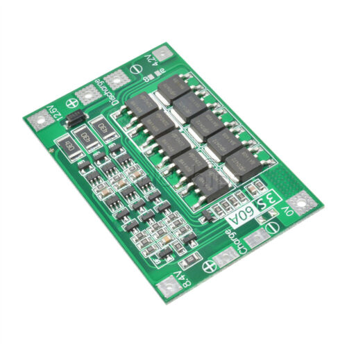 3S 60A Charging Protection Board 12.6V BMS Balance For 18650 Li-ion Lipo Battery - Picture 1 of 6