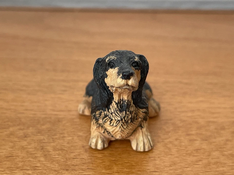 Adorable Mini Figurine en résine Chien Bébé H=3cm L=4,5cm - Photo 3/4