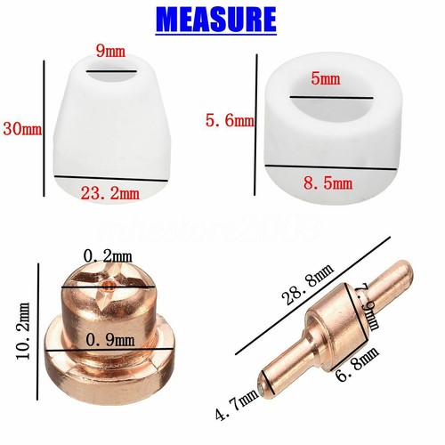 38-190Pcs PT-31 LG40 Air Plasma Cutter Cutting Consumable Kit For CUT30 40 50 - Picture 2 of 6