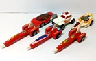 Vintage Hot Wheels Lot of 6, Evel Knievel Rocket Cars, Diecast, VW Blazin Bug