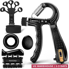 5 PCS Grip Strength Trainer Kit, Hand Gripper...
