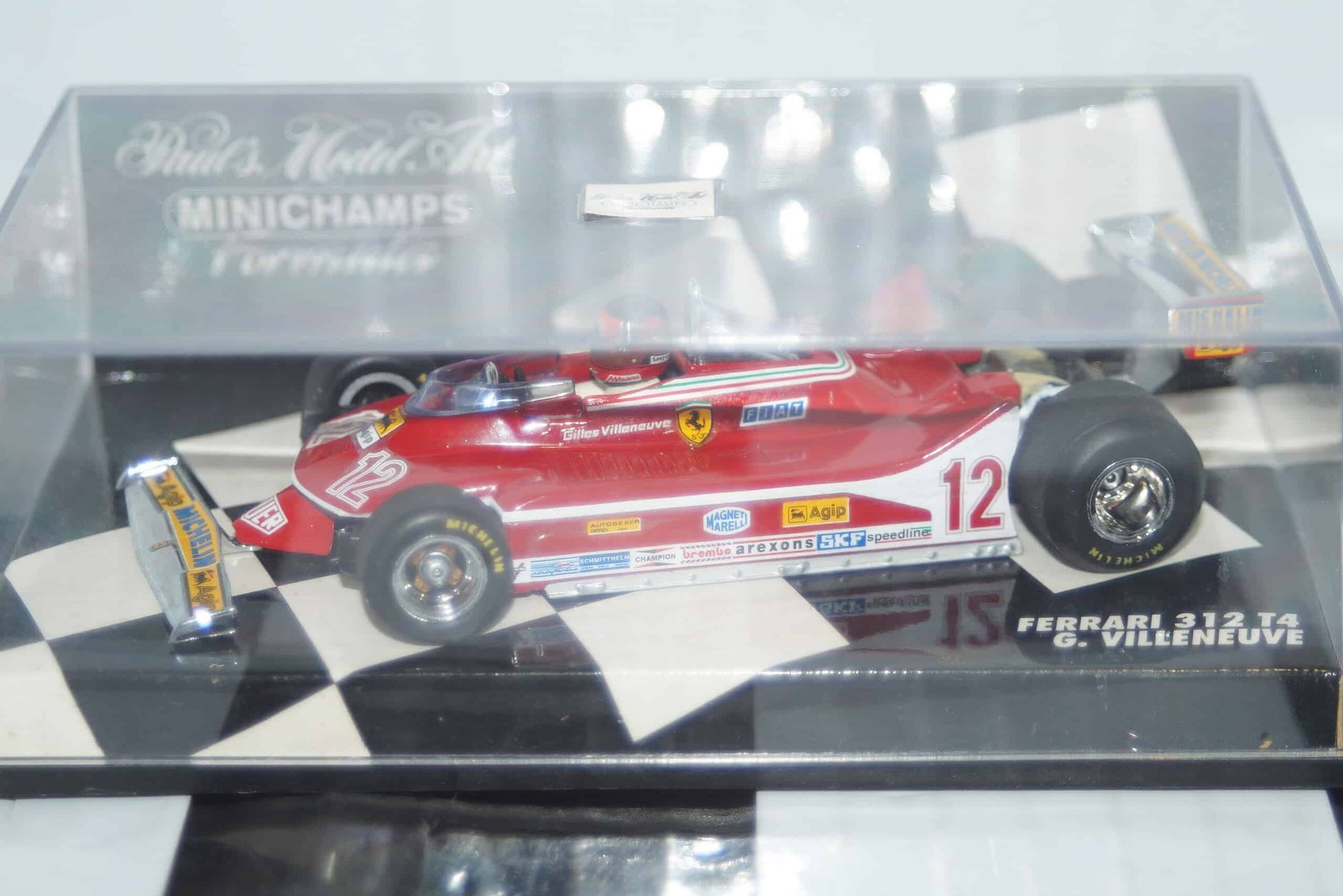 Minichamps Ferrari 312 T4 G.Villeneuve 430 797312 Diecast in 1:43
