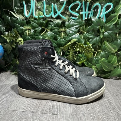 TCX STREET ACE AIR Size US 12  EU 46 Hi Top Charcoal Gray Motorcycle Boots