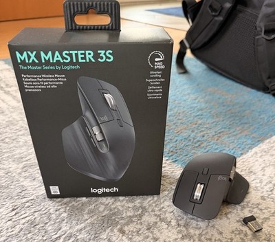 Logitech MX Master 3S Kabellos Maus - Grafit