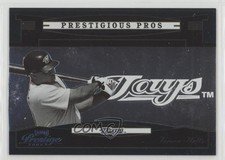 2005 Playoff Prestige Prestigious Pros Green 141/350 Vernon Wells #PP-26 1s7