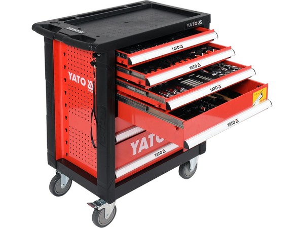 Yato Werkzeugwagen Mit Sortiment 185Tlg. YT-55307-image