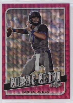 2019 Leaf Rookie Retro Pink Wave 8/10 Daniel Jones #RR-03 RC hg6