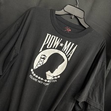 Vintage Pow Mia Rothco Blac tee size 3xl