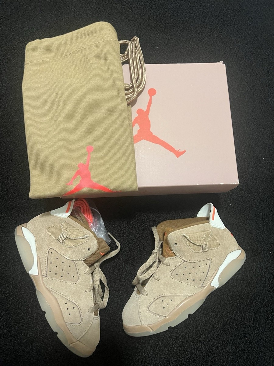 Nike Air Jordan 6 Retro SP TD Travis Scott “british Khaki