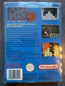 Mega Man 3 NES-XU-SCN-1 (europ&eacute;enne scandinave rare) Jeu Bo&icirc;te Complet TBE