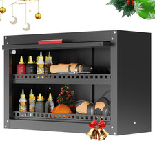 Metal Garage Wall Cabinet,Storage Cabinet with up Flip Door Design Wall Garage C