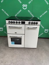 Belling Farmhouse 90E 90cm wide Electric Range Cooker Cream #LF132410