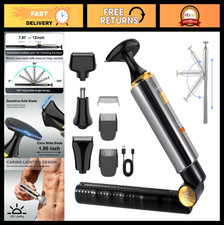 4-in-1 Electric Back Shaver Body Trimmer for Men - Hair Grooming Kit