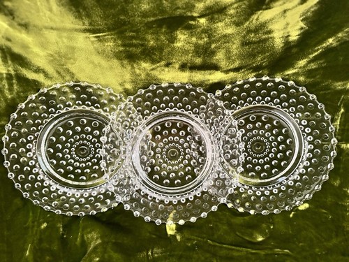 Duncan Miller Hobnail Heavy Press Luncheon Plates - Picture 1 of 4