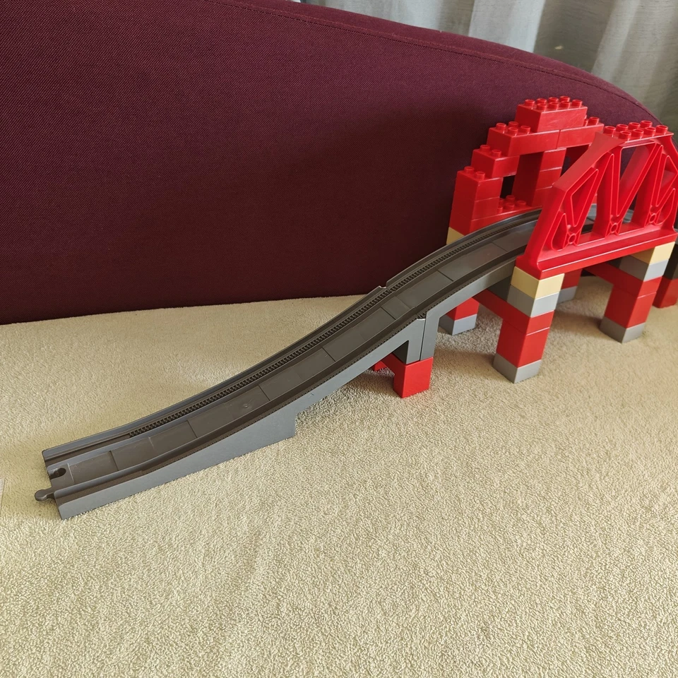 Lego Duplo 3774 - Le Pont - Train Chemin de fer Rails - Photo 2/4