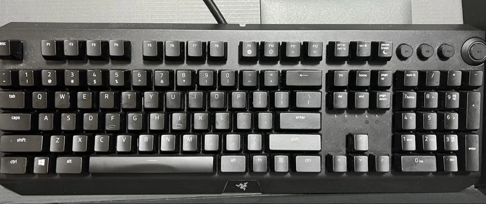 Razer BlackWidow Elite Mechanical Keyboard Yellow Switch JP Used/Tested - Image 2 of 2