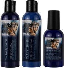 Scruffy Hair Co Shampoo, Conditione, Leave in Conditioner for Hair Systems & Wig