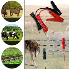 Electric Fence Connection Cable Battery Clip Alligator Clip Sturdy Power