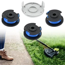 3-Pack For Hart Line Spools With 1* Cap 0.065" Auto Feed String Trimmer AC14RL3A