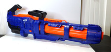 Nerf N-Strike Elite Titan CS-50 50 Dart Blaster - Needs Trigger Repair -No Drum