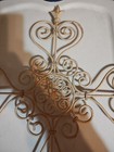 Vintage-Cast Iron Wall Hanger-Fence Post Design. 24x20 — photo 4