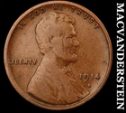 1914-S Lincoln Wheat Cent - Scarce  Semi-key  Better Date  No Reserve  #K2406