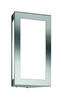 Cmd Wandanbauleuchte 60W Edelstahl GebüRstet Glas Opal IP44 Allgebrauchslampe...