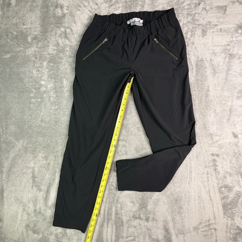 Pantalones de chándal Athleta Trekkie North para mujer 6 negros senderismo Foto 3 de 4